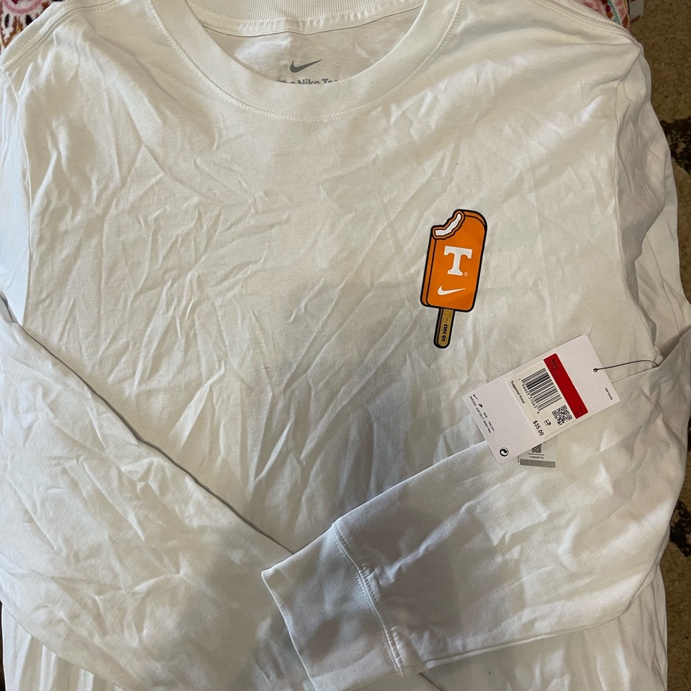 Nike White Men's Long Sleeve Shirt